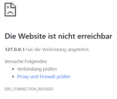 Website not reachable